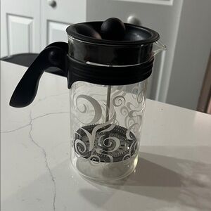 Black French Press Coffee Maker